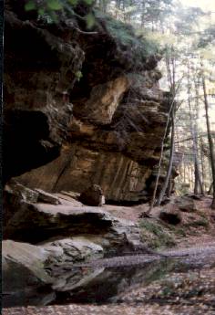 Hocking Hills, Ohio-- site of the 2001 NANFA Convention. Jay DeLong photo