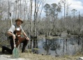 Steve Ellis posing at the duck  pond